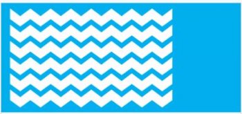 Stencil Estamparia Chevron 7x15