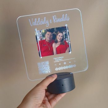 Luminária de Led com foto 19cm